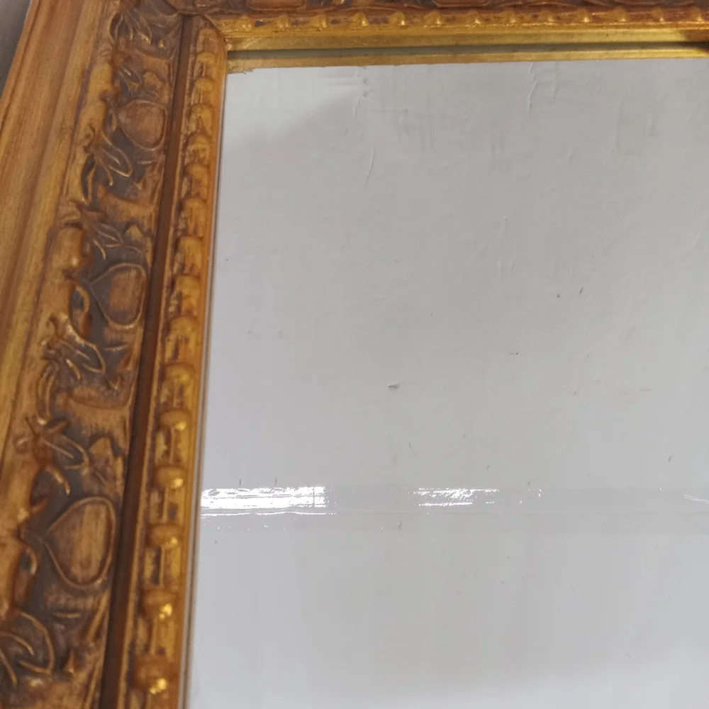 Melannco Mirror Beveled Edge Gold Wood Frame Keepers of Memories 15
